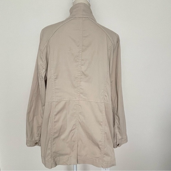 Chico’s Lightweight Utility Jacket Women’s Size 3 (16-18) Casual Classic - Picture 4 of 8
